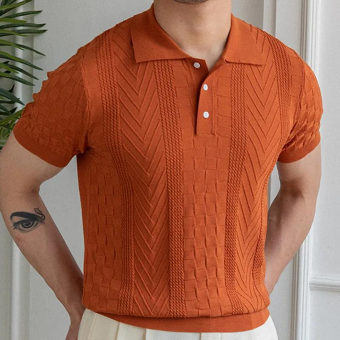 Céline - Polo Texturé Élégant
