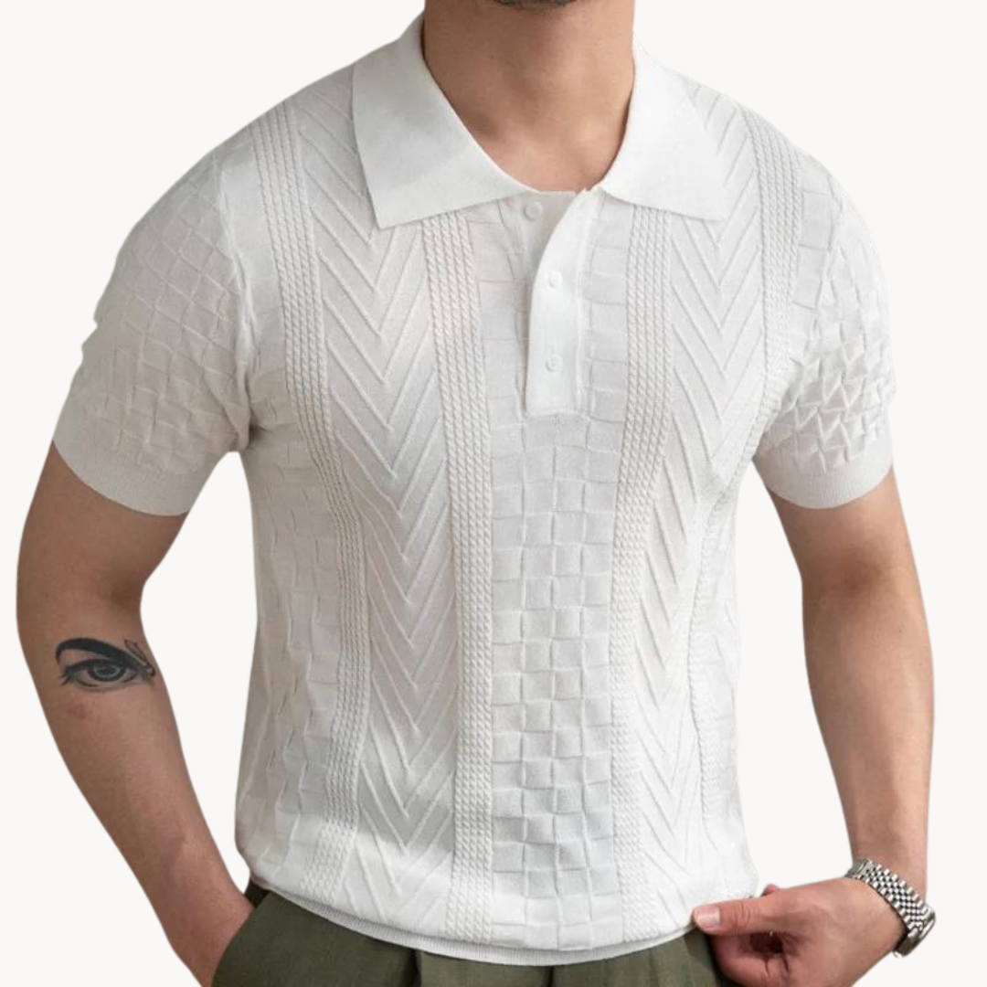 Céline - Polo Texturé Élégant