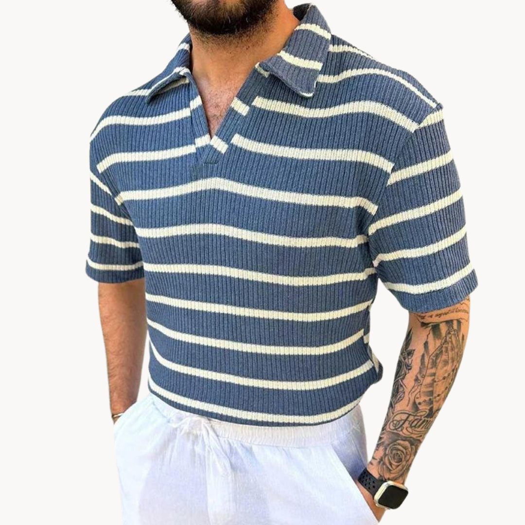 Anaïs - Chemise Polo Rayée