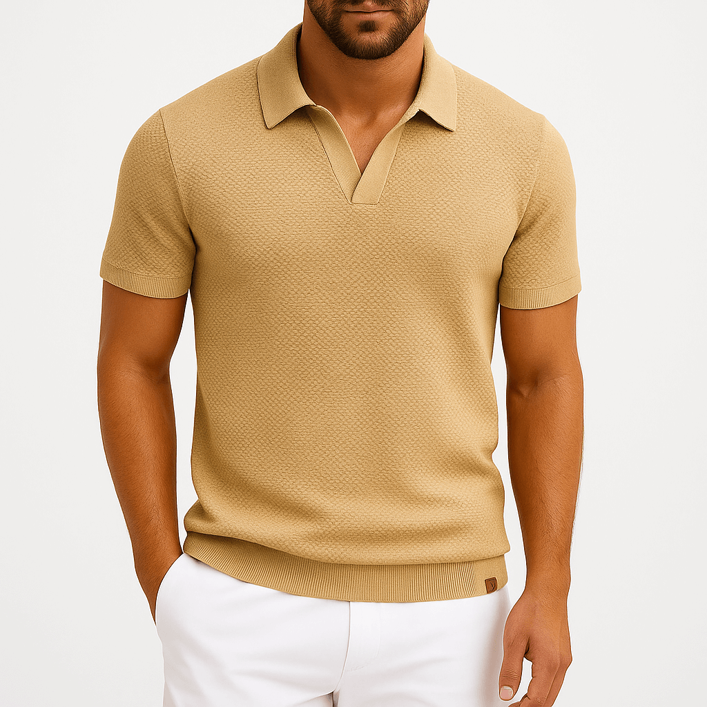 Élodie - Chemise Polo Texturée