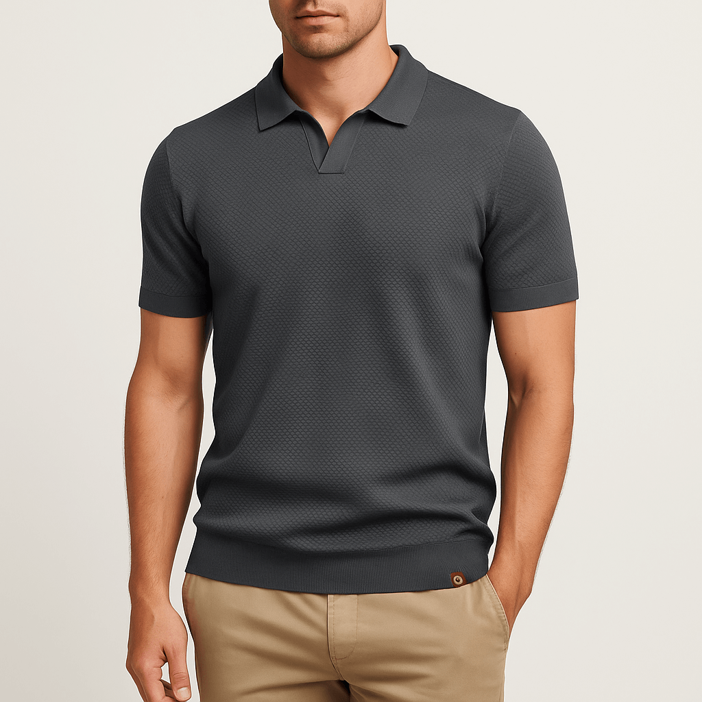 Élodie - Chemise Polo Texturée
