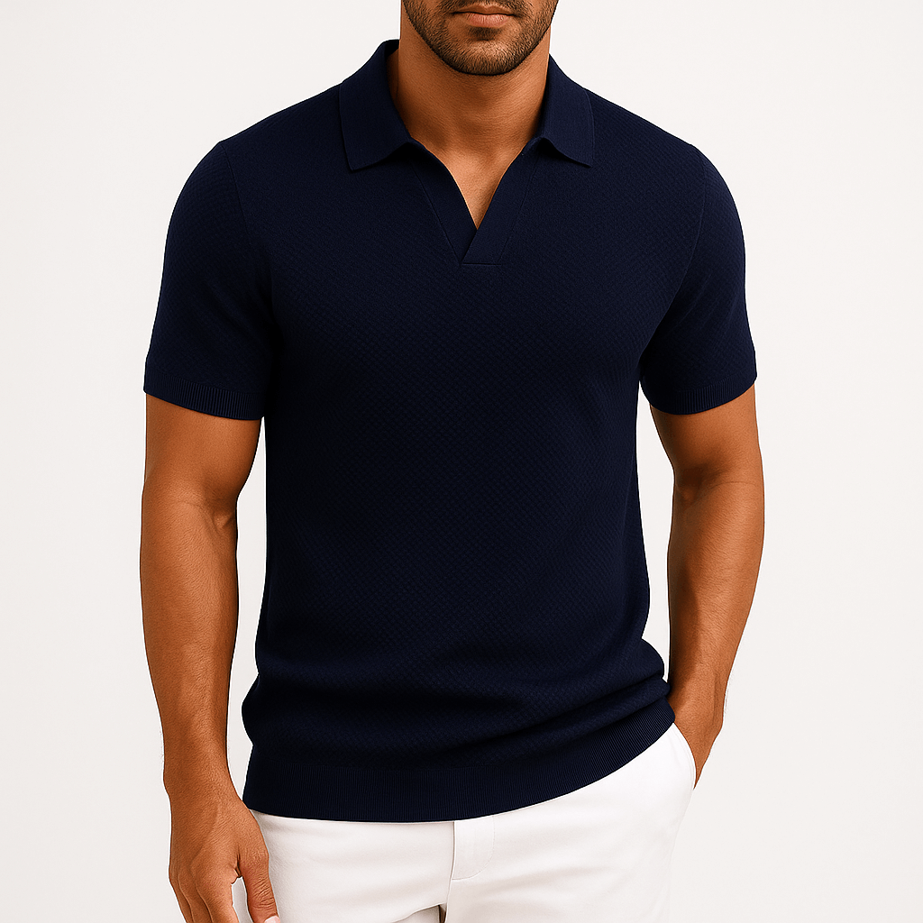 Élodie - Chemise Polo Texturée