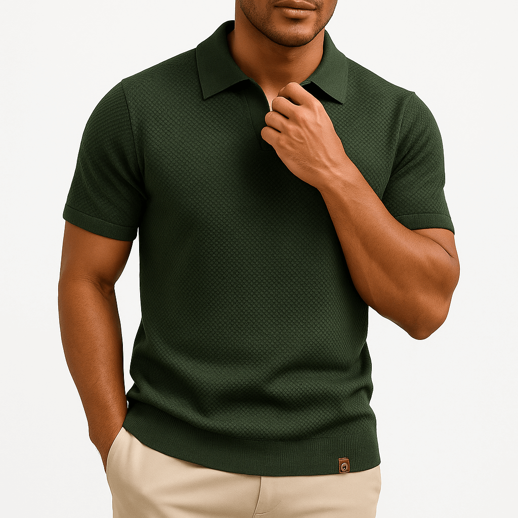 Élodie - Chemise Polo Texturée