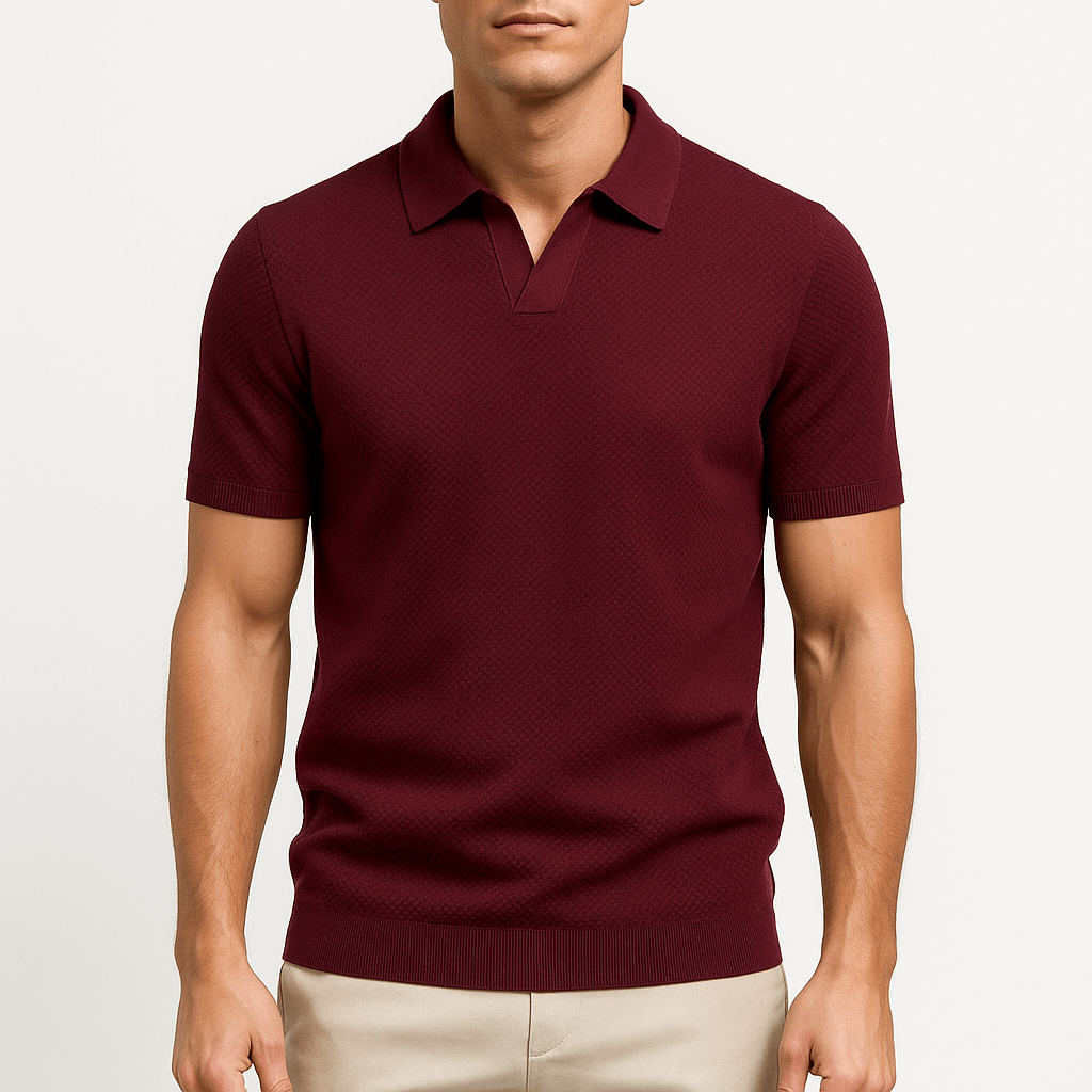 Élodie - Chemise Polo Texturée