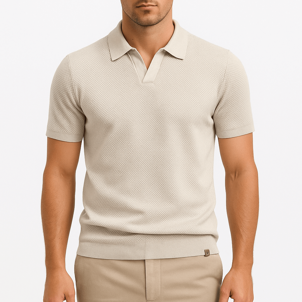 Élodie - Chemise Polo Texturée