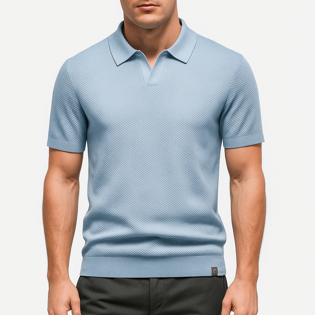Élodie - Chemise Polo Texturée