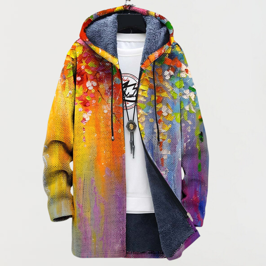 Élodie - Manteau Art Abstrait