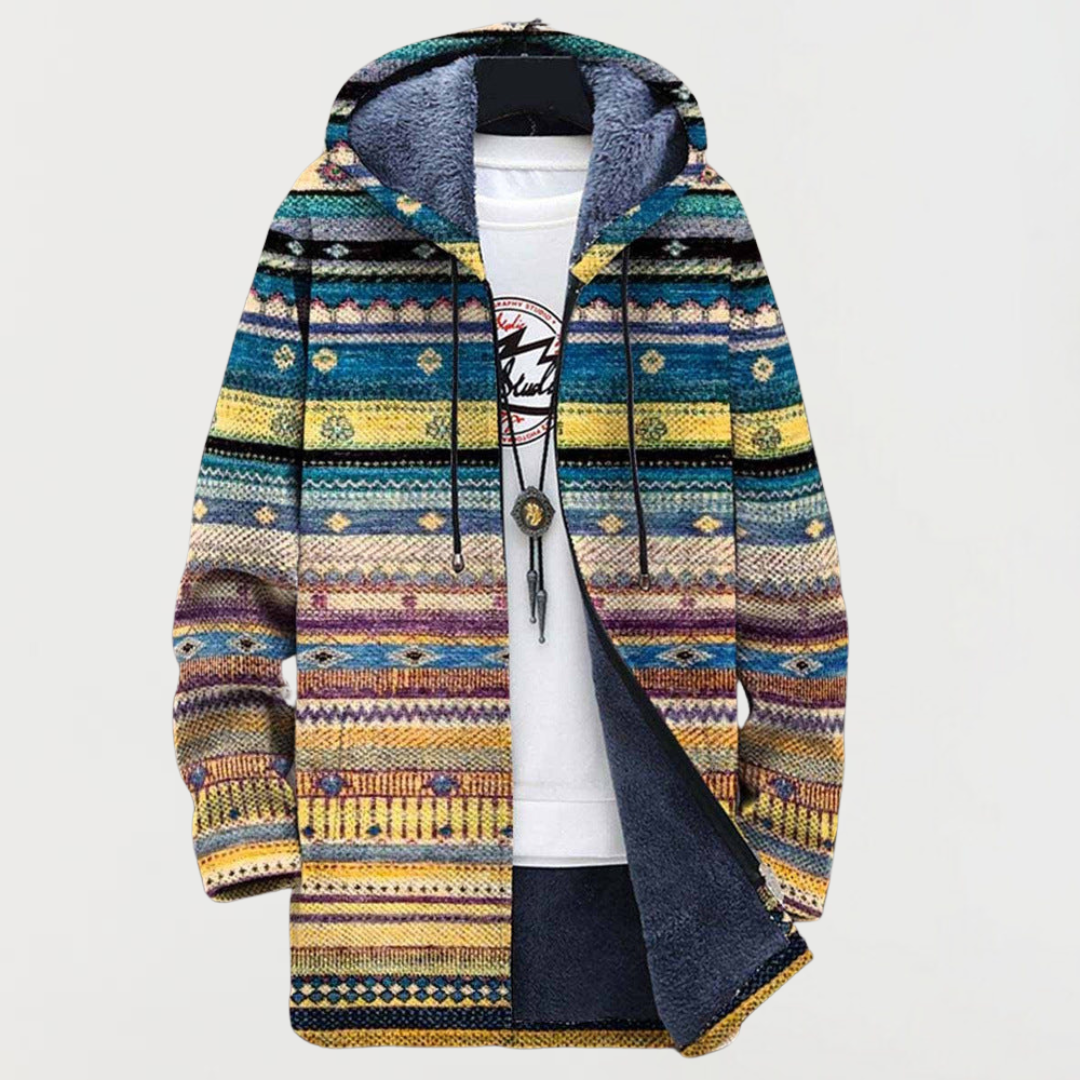 Élodie - Manteau Ethnique Chic