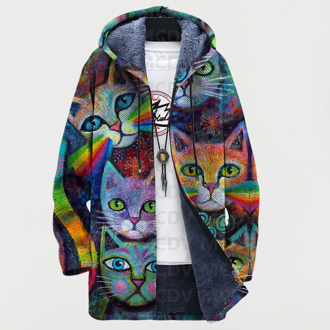 Céline - Sweat à Capuche Chats