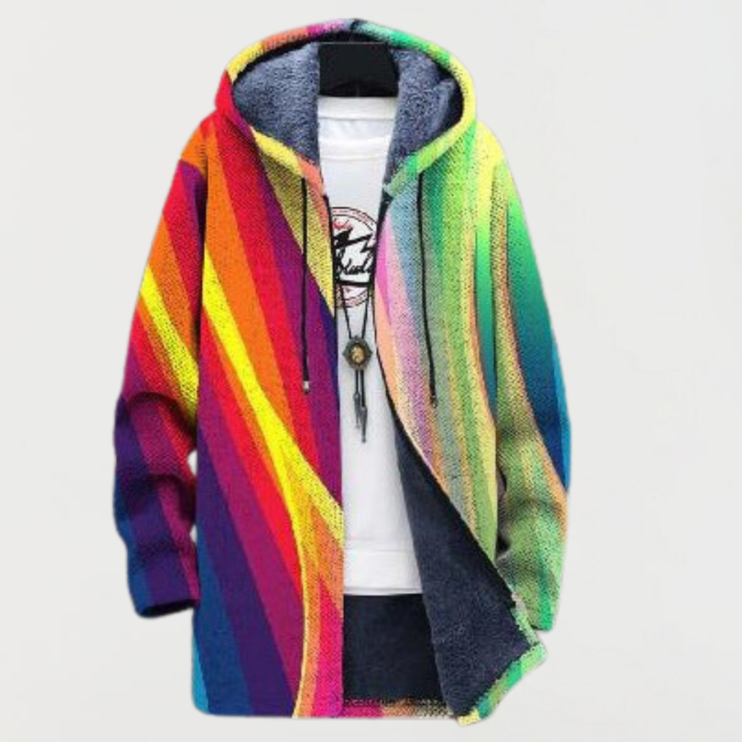 Élodie - Sweat Capuche Rayures