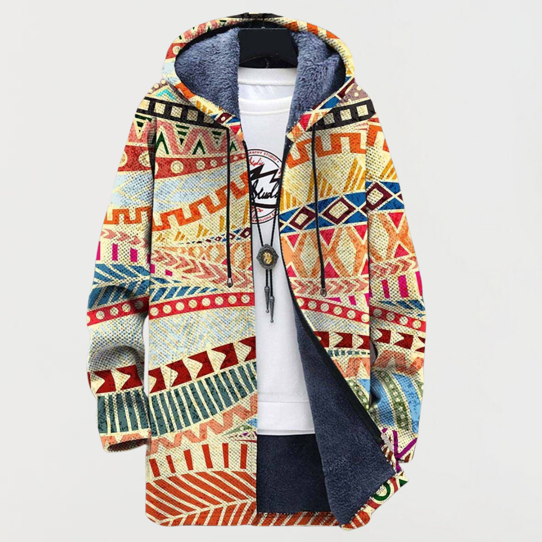 Clémence - Manteau Géométrique