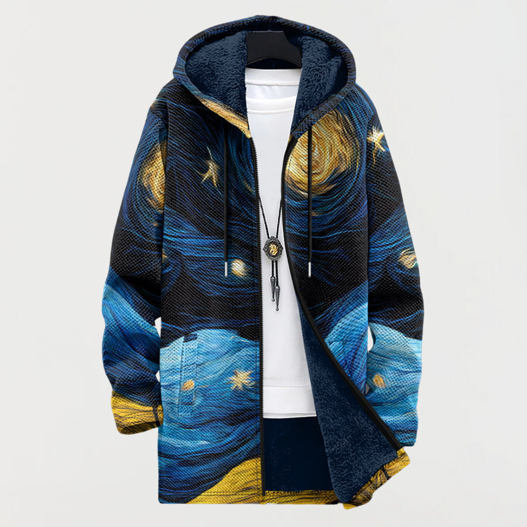 Élodie - Manteau Artistique Élégant