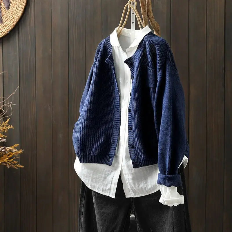 Anaïs - Cardigan Élégant Lin