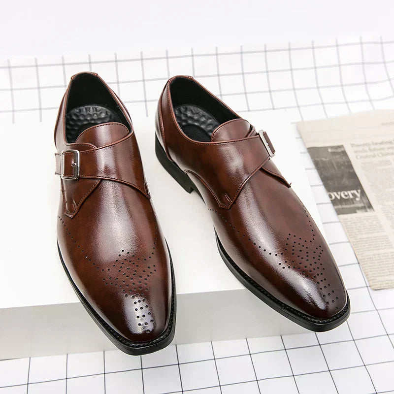 Clara - Chaussures Boucle Cuir