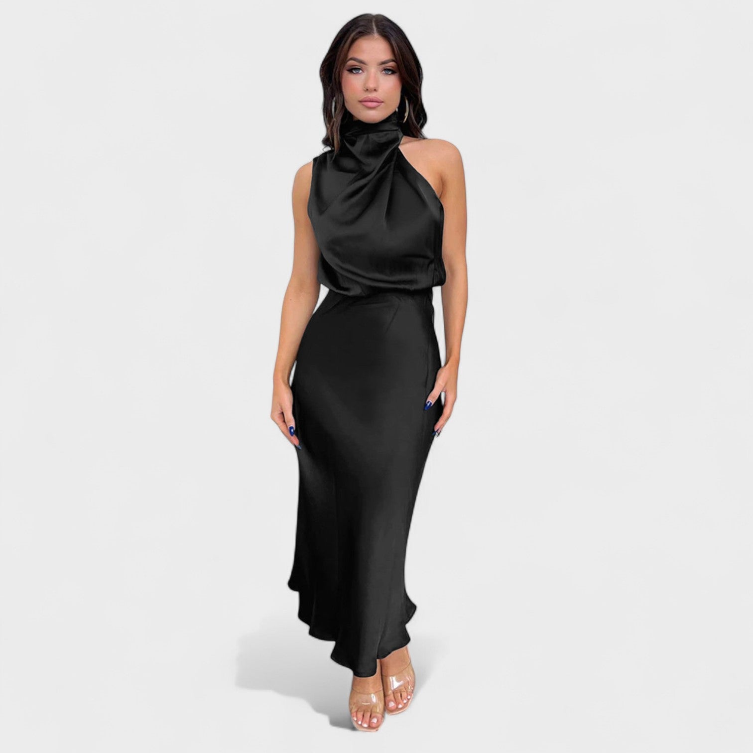 Anaïs - Robe Satinée Élégante