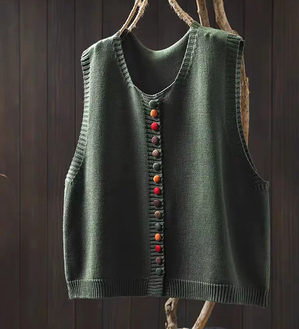 Maëva - Gilet Élégant Tricot