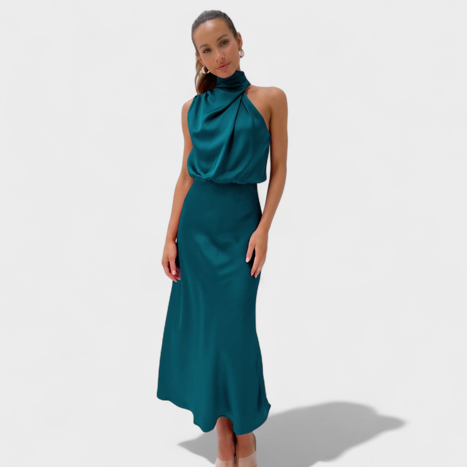 Anaïs - Robe Satinée Élégante