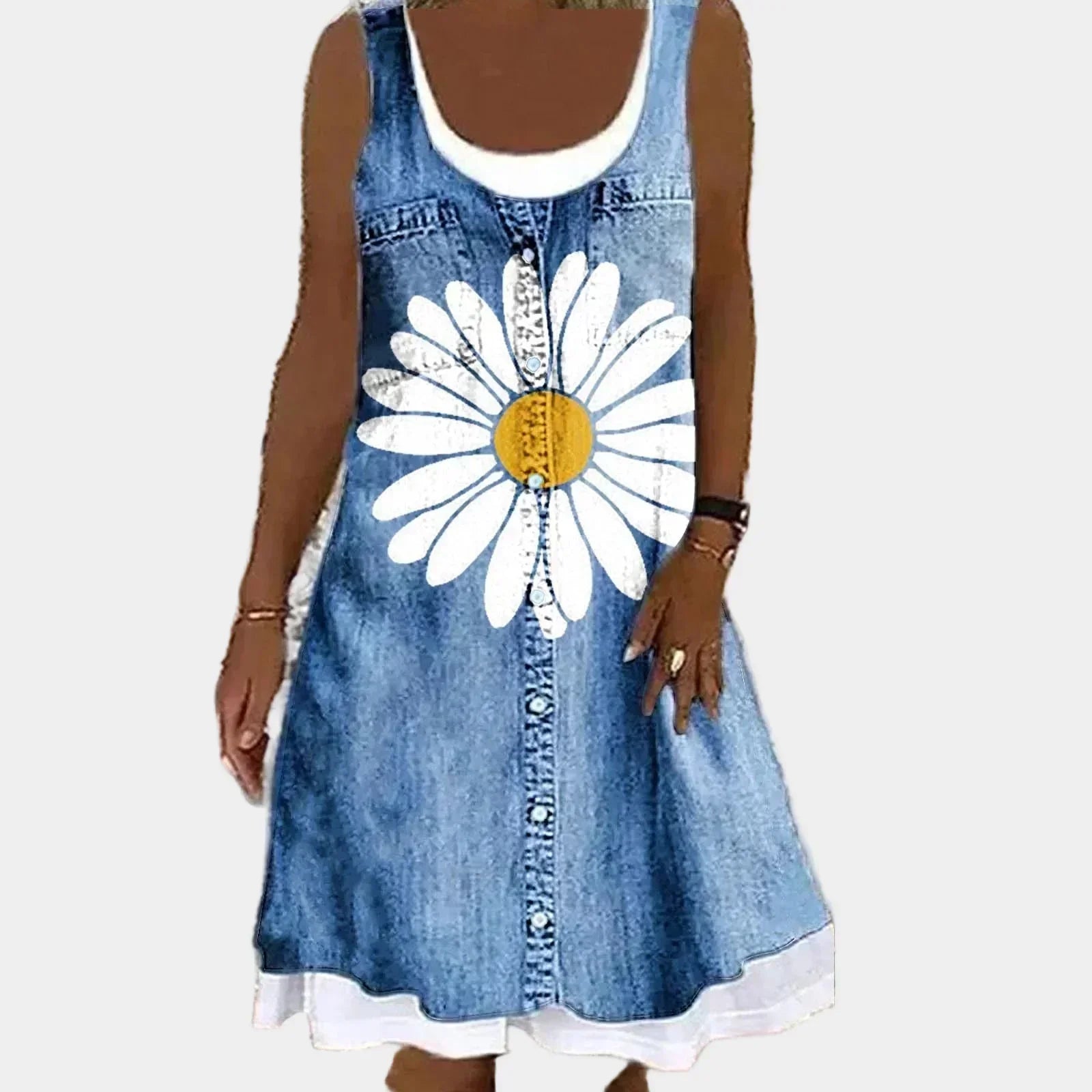 Anaïs - Robe Jean Élégante