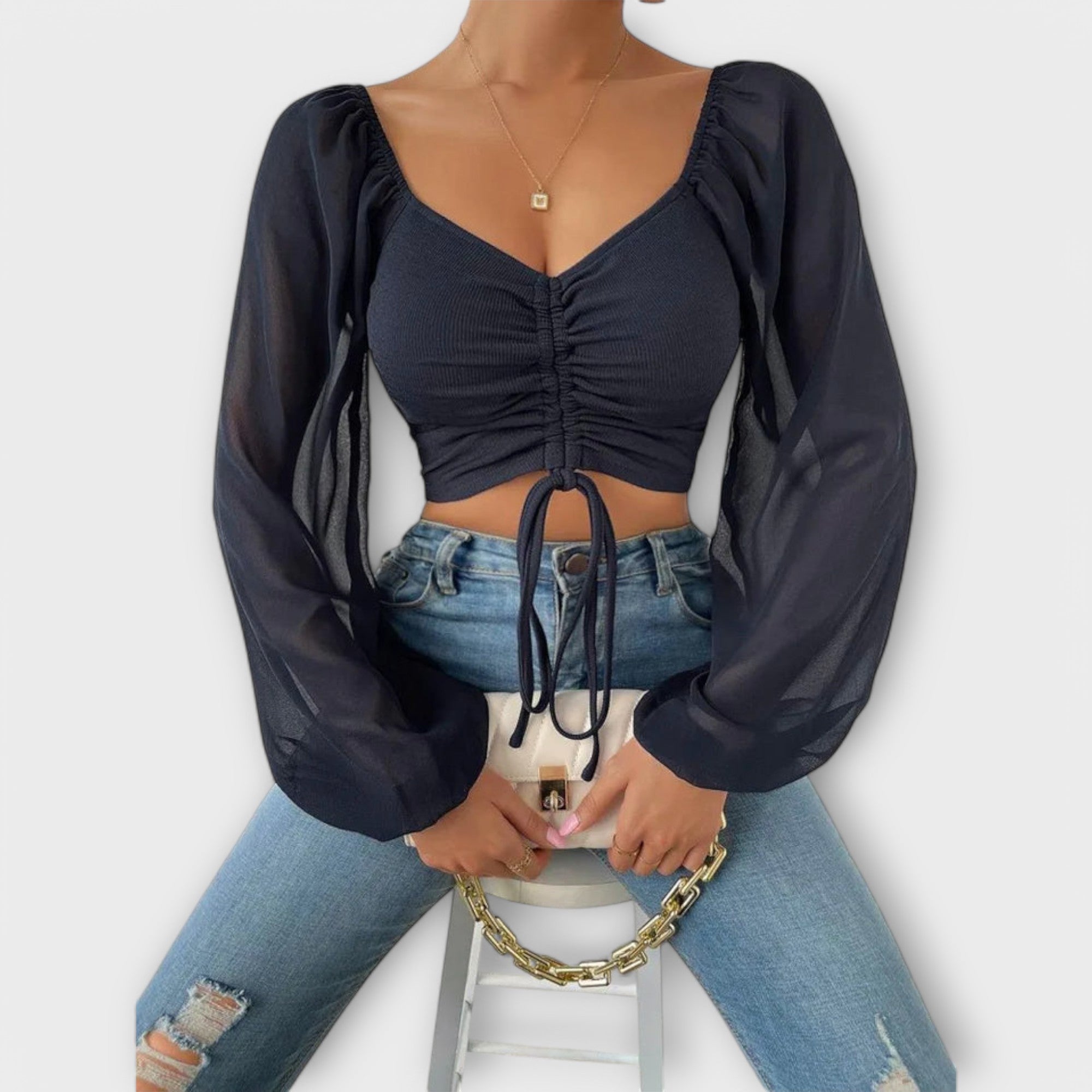 Anaïs - Blouse Élégante Polyvalente