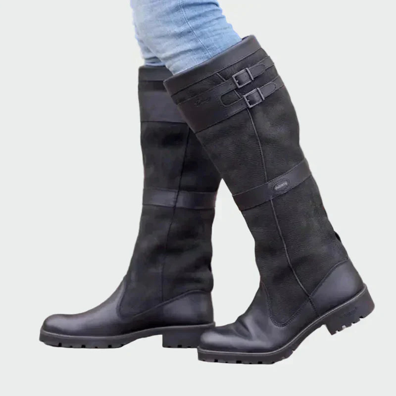 Élise - Bottes Cuir Hautes