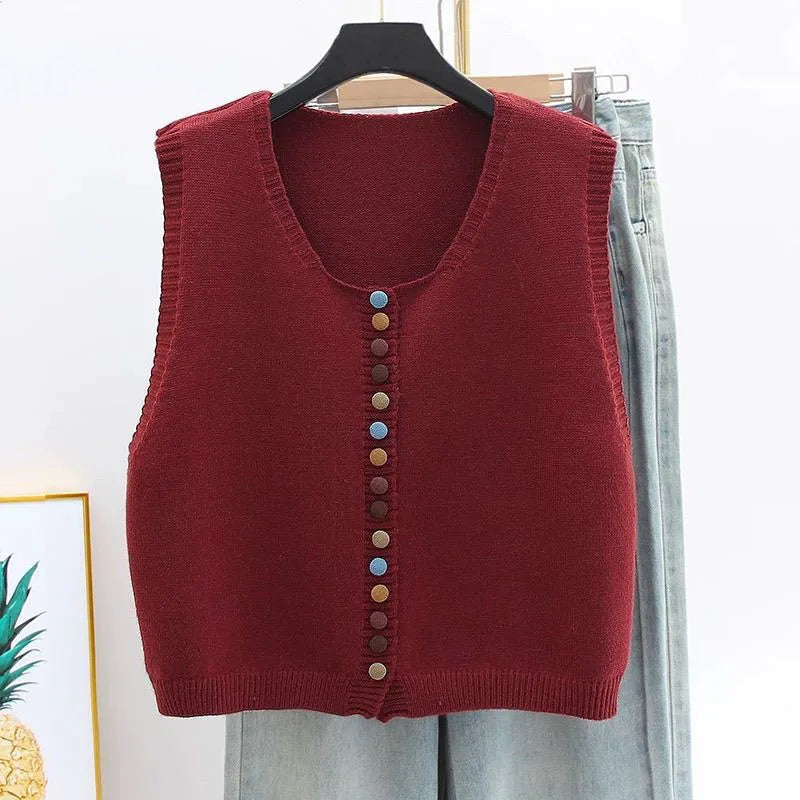 Anaïs - Gilet Tricot Élégant