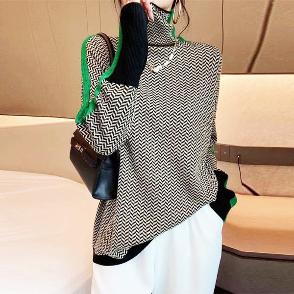 Sarah - Pull Haut Chic
