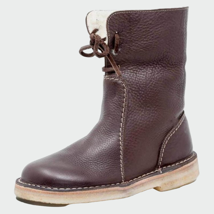 Margaux - Bottines Beige Élégantes