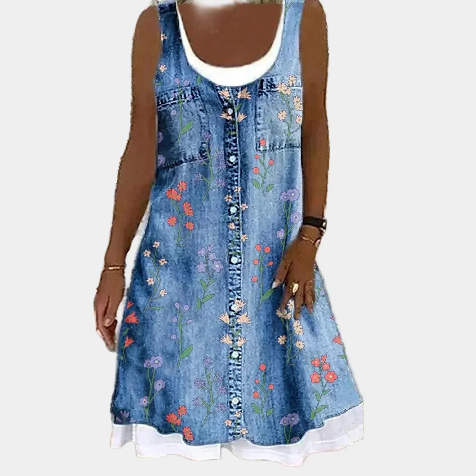 Anaïs - Robe Jean Élégante