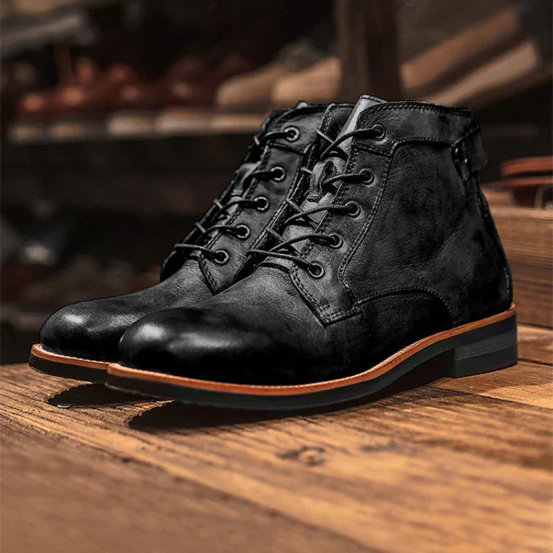 Anaïs - Bottes Rétro Cuir