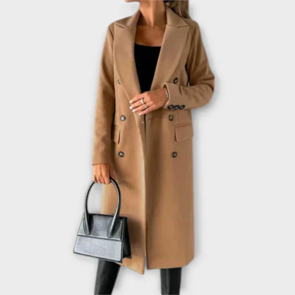 Céline - Manteau Laine Élégant