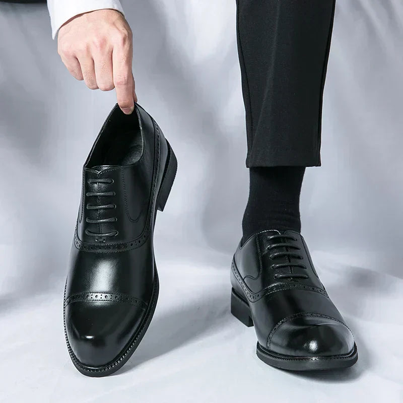 Justine - Chaussures Brogue Cuir