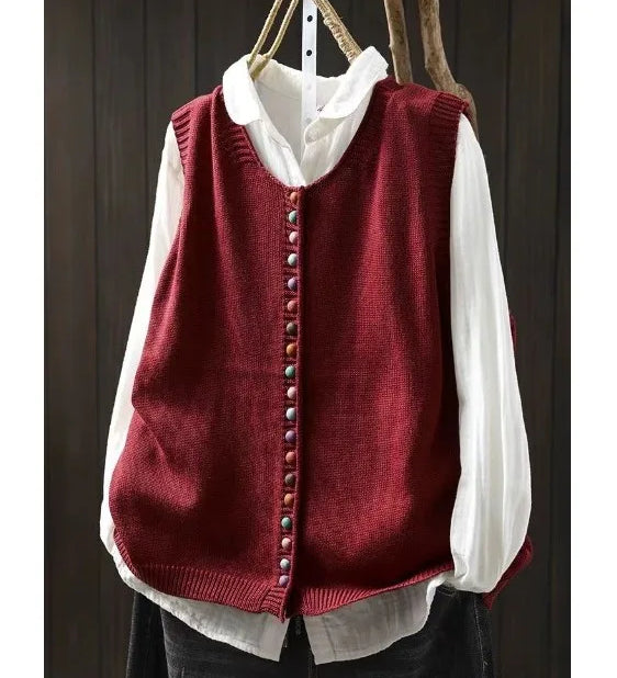 Maëva - Gilet Élégant Tricot