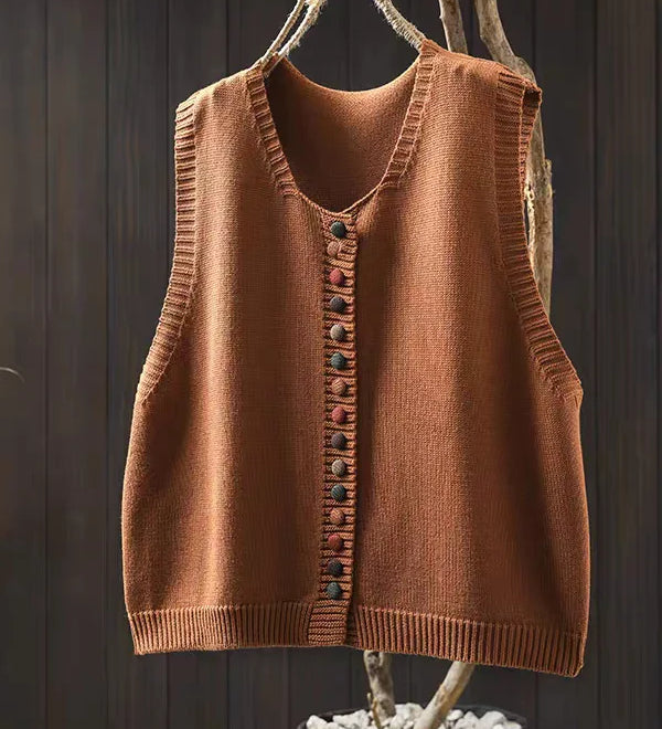 Maëva - Gilet Élégant Tricot