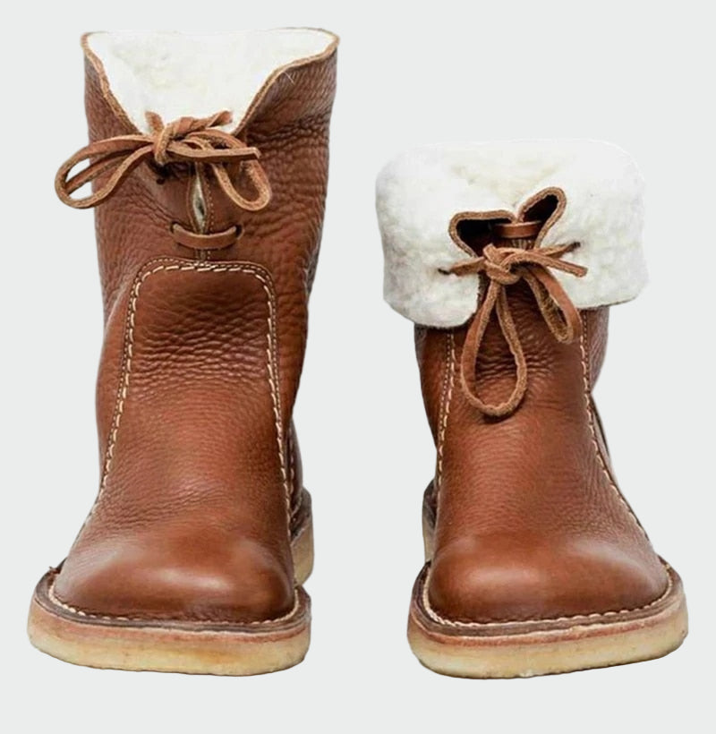 Margaux - Bottines Beige Élégantes