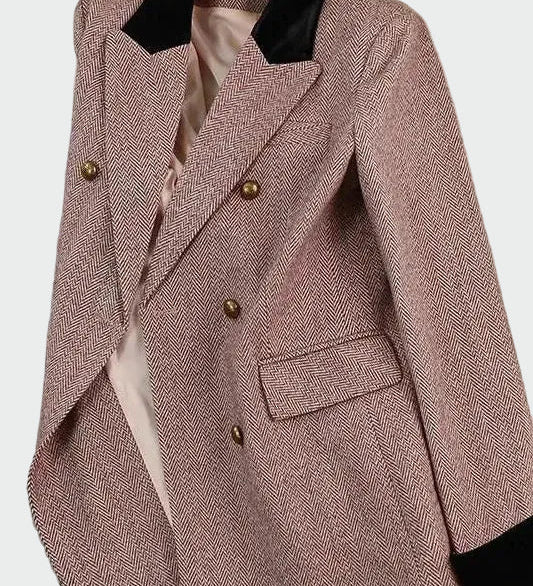 Élodie - Manteau Double Fermeture