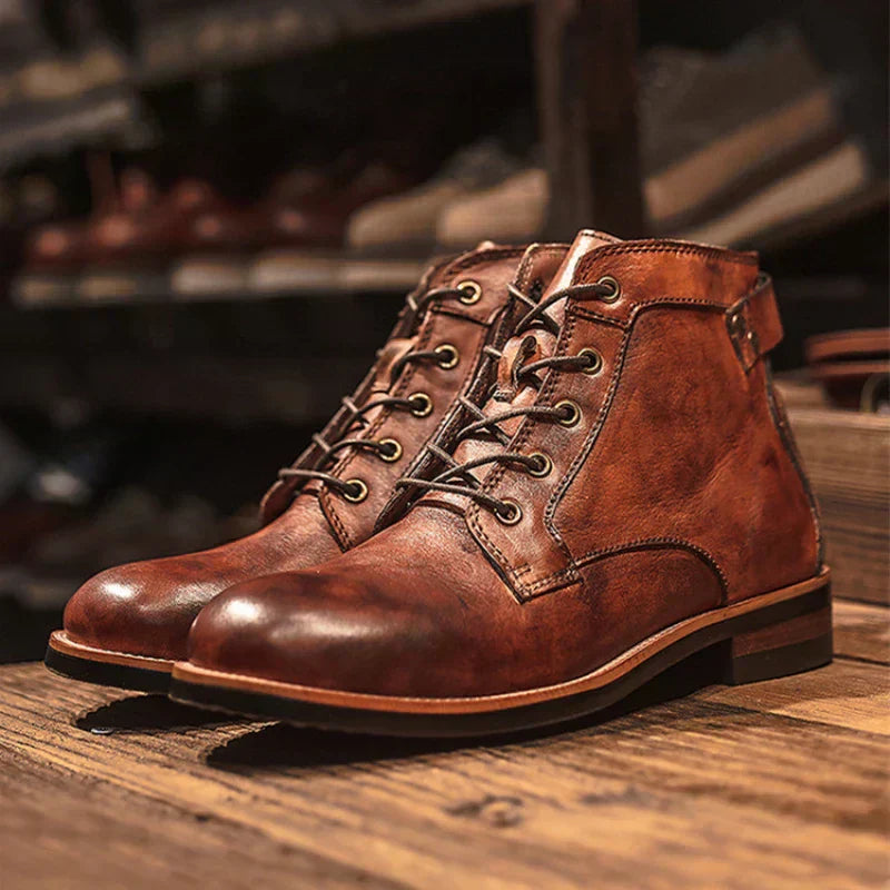 Anaïs - Bottes Rétro Cuir