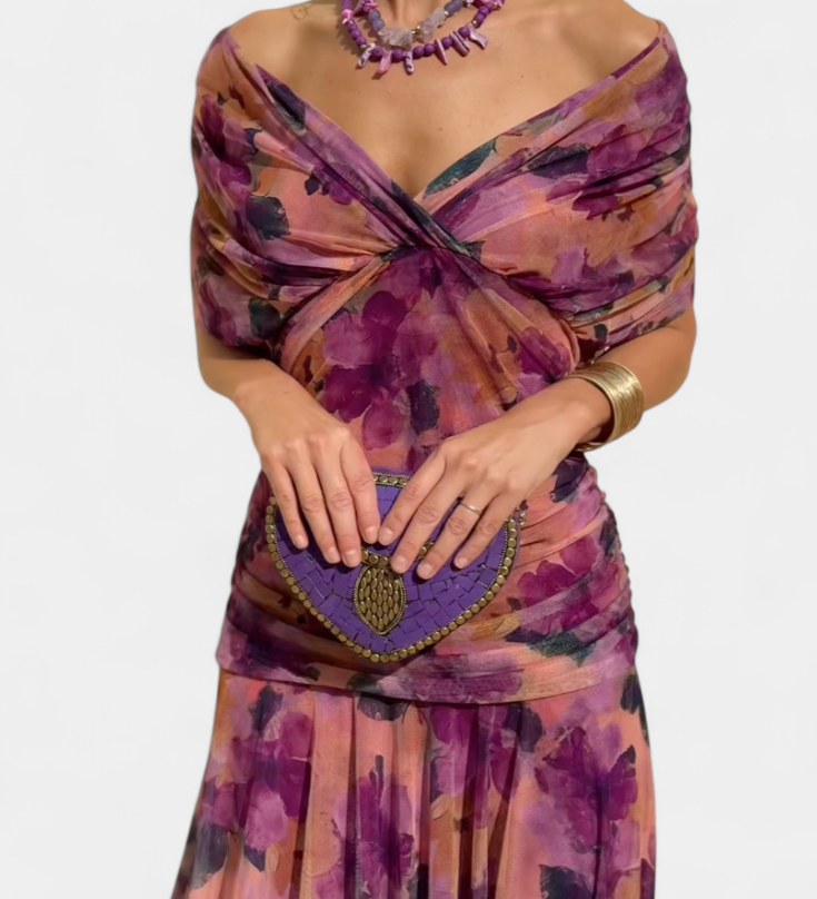 Aurore - Robe Longue Fleurie