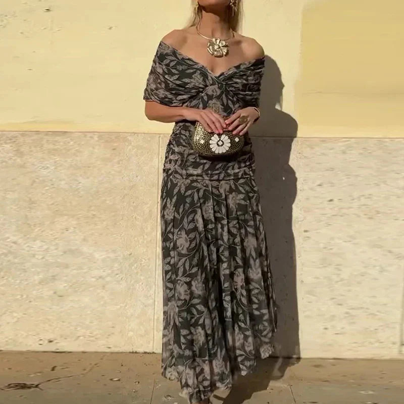 Aurore - Robe Longue Fleurie