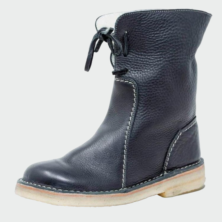 Margaux - Bottines Beige Élégantes