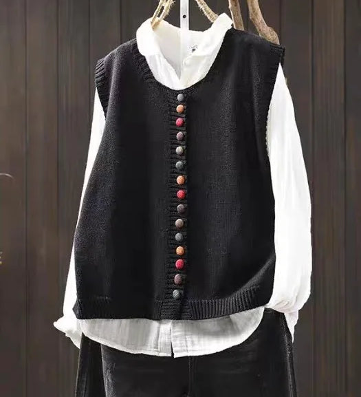 Maëva - Gilet Élégant Tricot