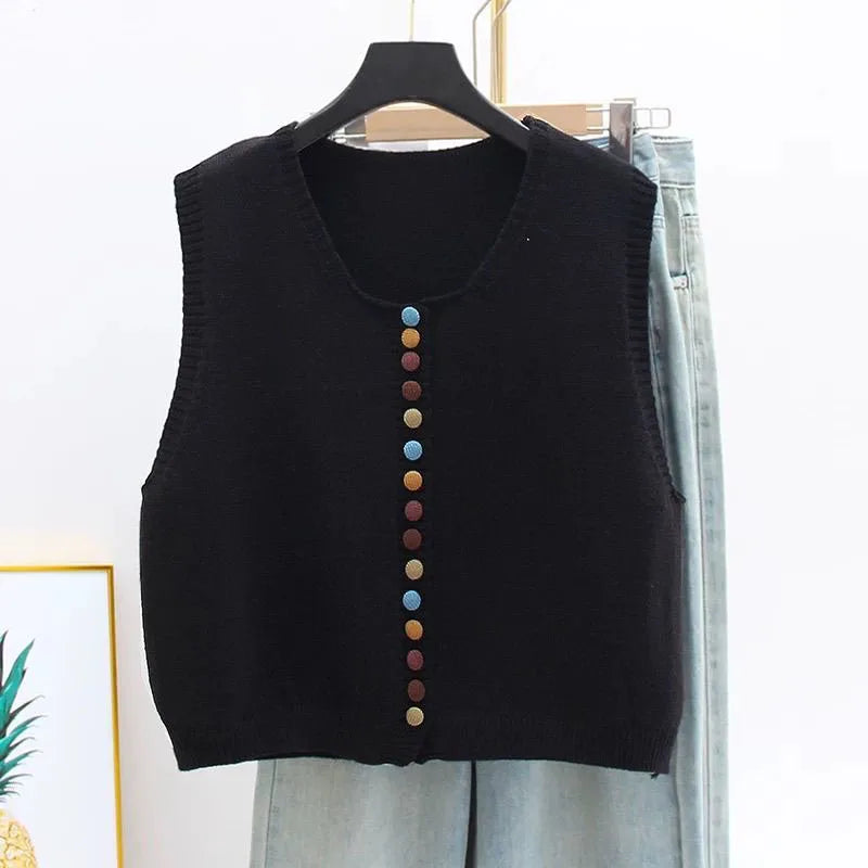 Anaïs - Gilet Tricot Élégant