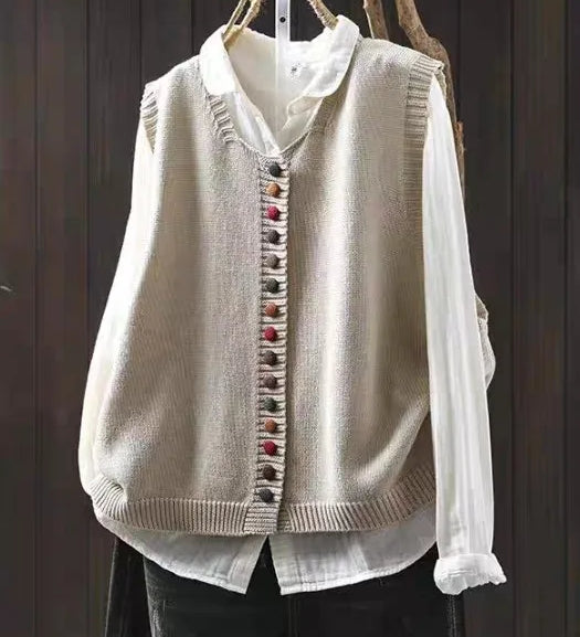 Maëva - Gilet Élégant Tricot