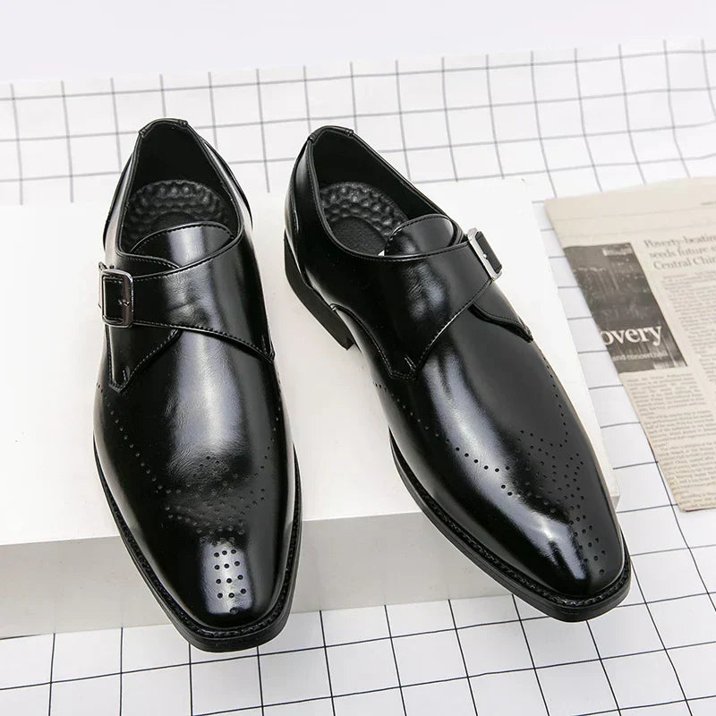 Clara - Chaussures Boucle Cuir