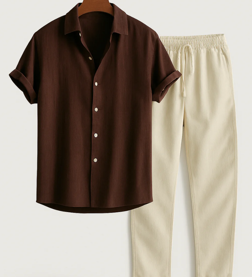 Élodie - Ensemble Chemise Pantalon