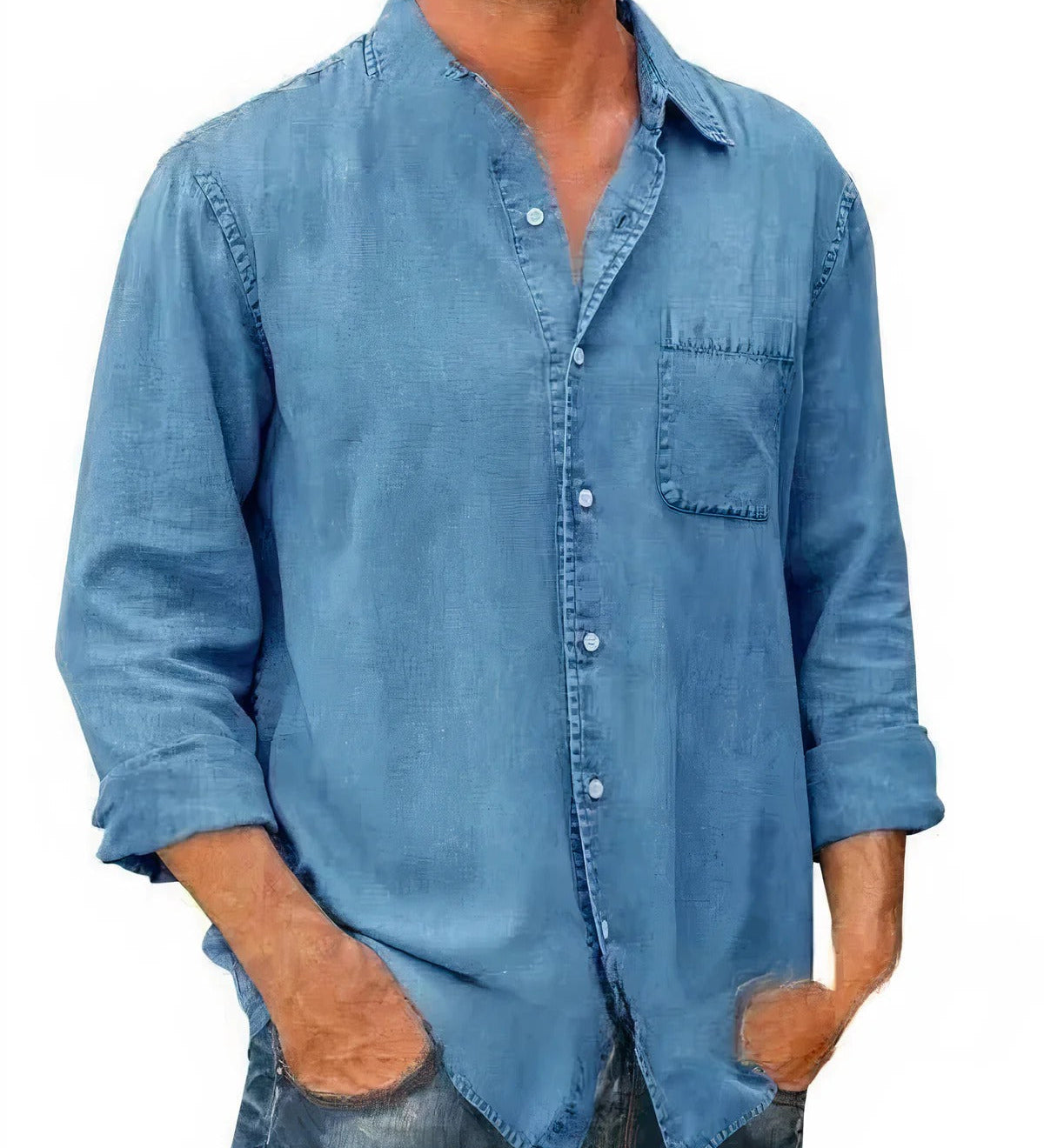 Justine - Chemise Denim Longue
