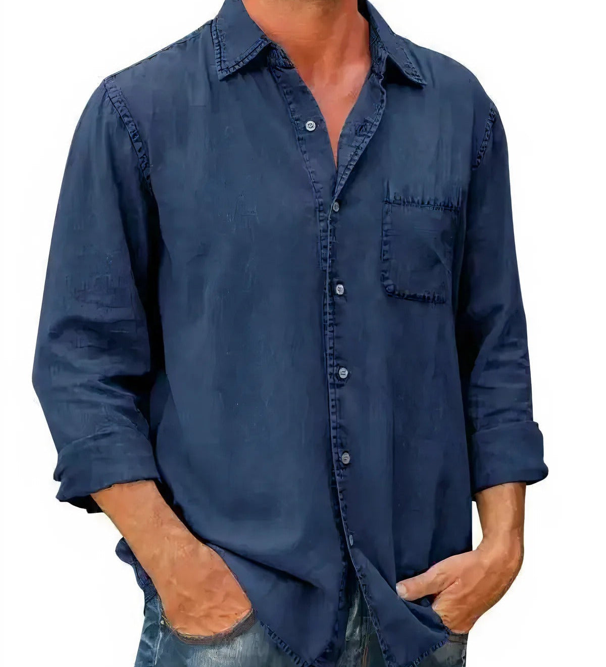 Justine - Chemise Denim Longue