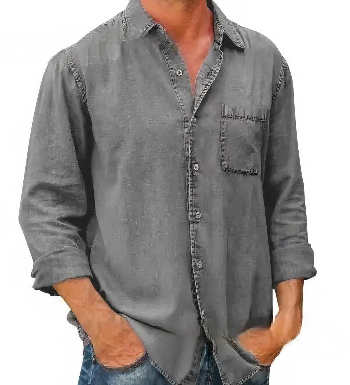 Justine - Chemise Denim Longue