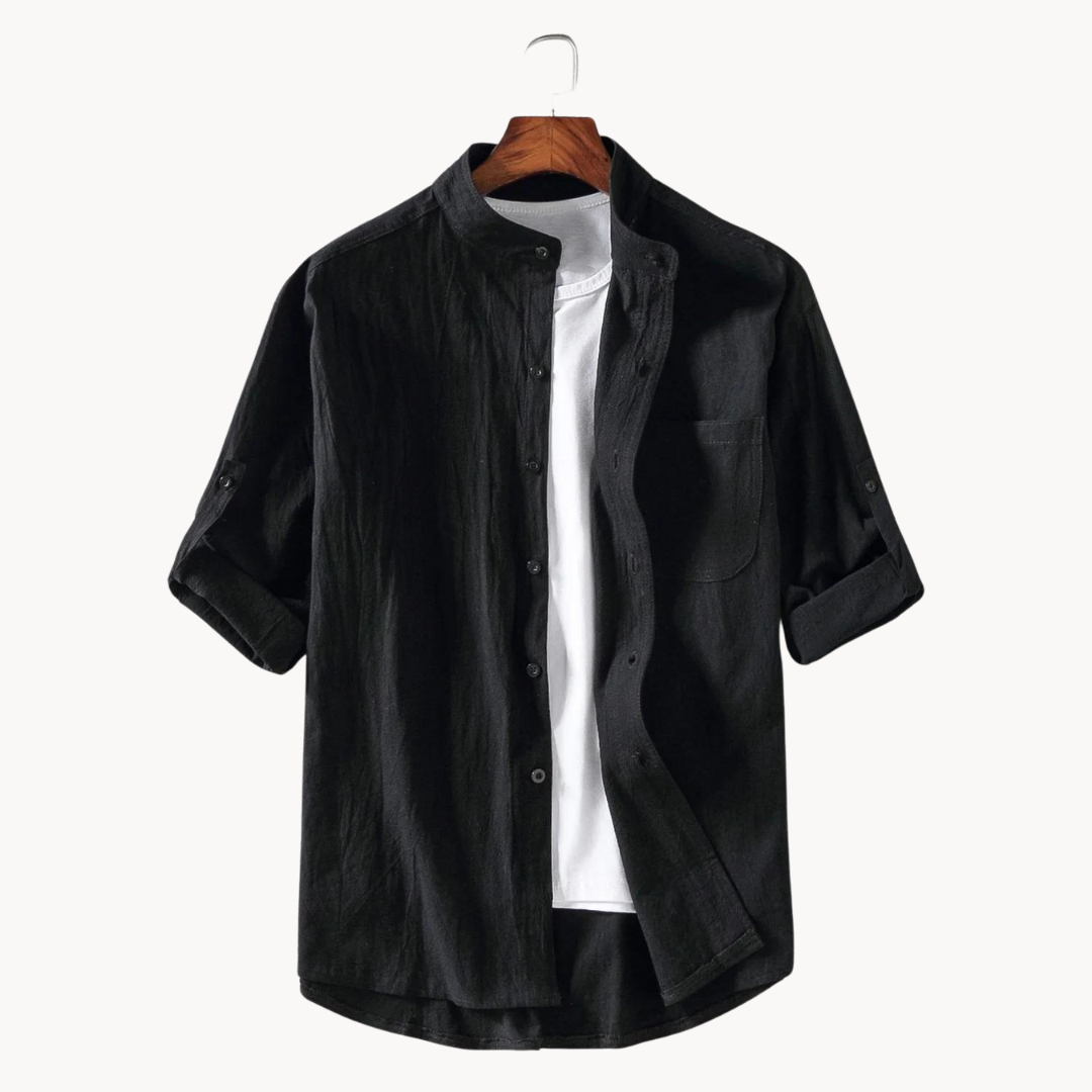 Élodie - Chemise Col Mandarin