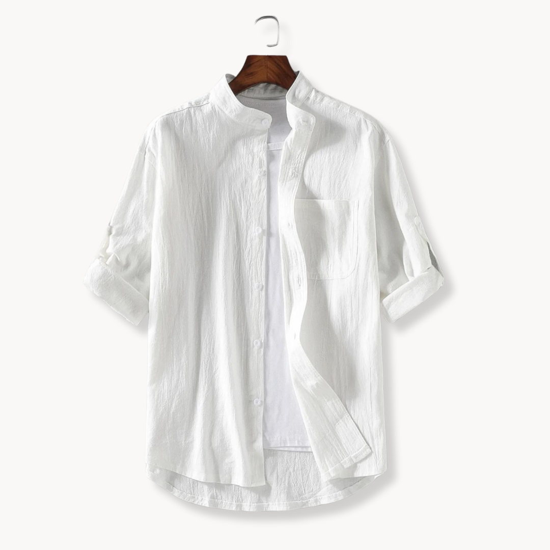 Élodie - Chemise Col Mandarin