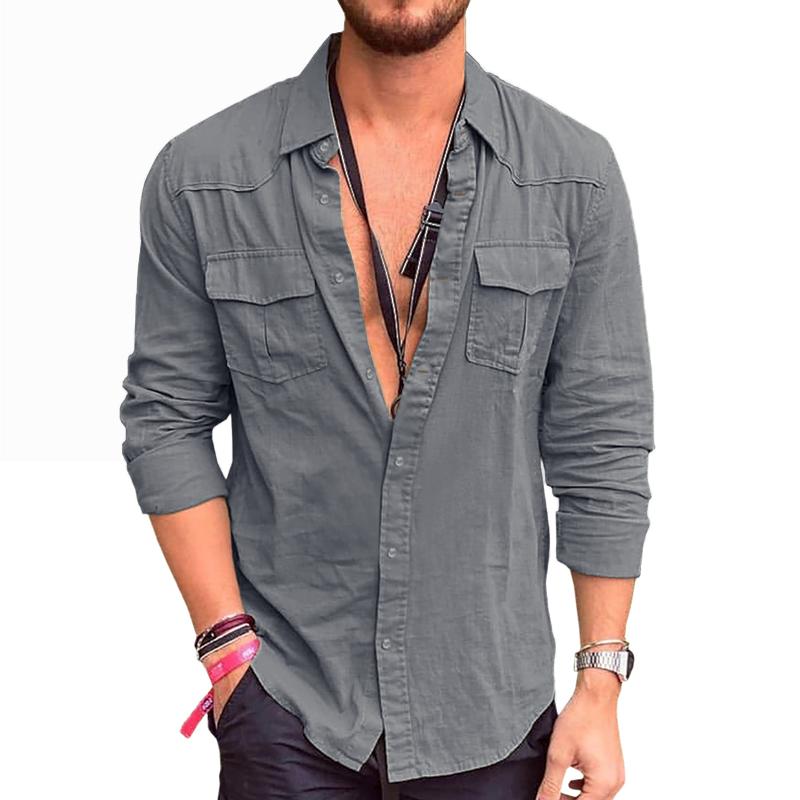 Gaëlle - Chemise Cargo Élégante